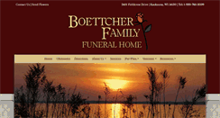 Desktop Screenshot of boettcherfamilyfuneral.com