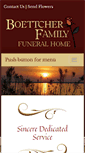 Mobile Screenshot of boettcherfamilyfuneral.com